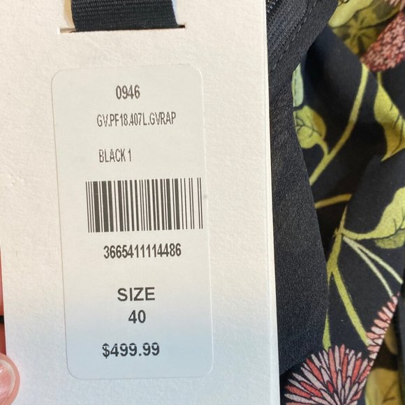 Giambattista Valli Floral Print Silk Georgette Maxi Skirt - Picture 7 of 7